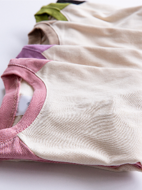 긴팔 티셔츠 핑크 색상 이미지-S1L18
